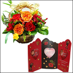 "Teddy with Chocos - Code11 - Click here to View more details about this Product